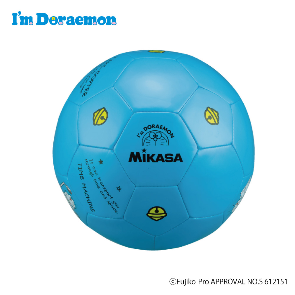 F353 Dr Bl I M Doraemon ドラえもん サッカーボール3号 青 Mikasa オンラインショップ
