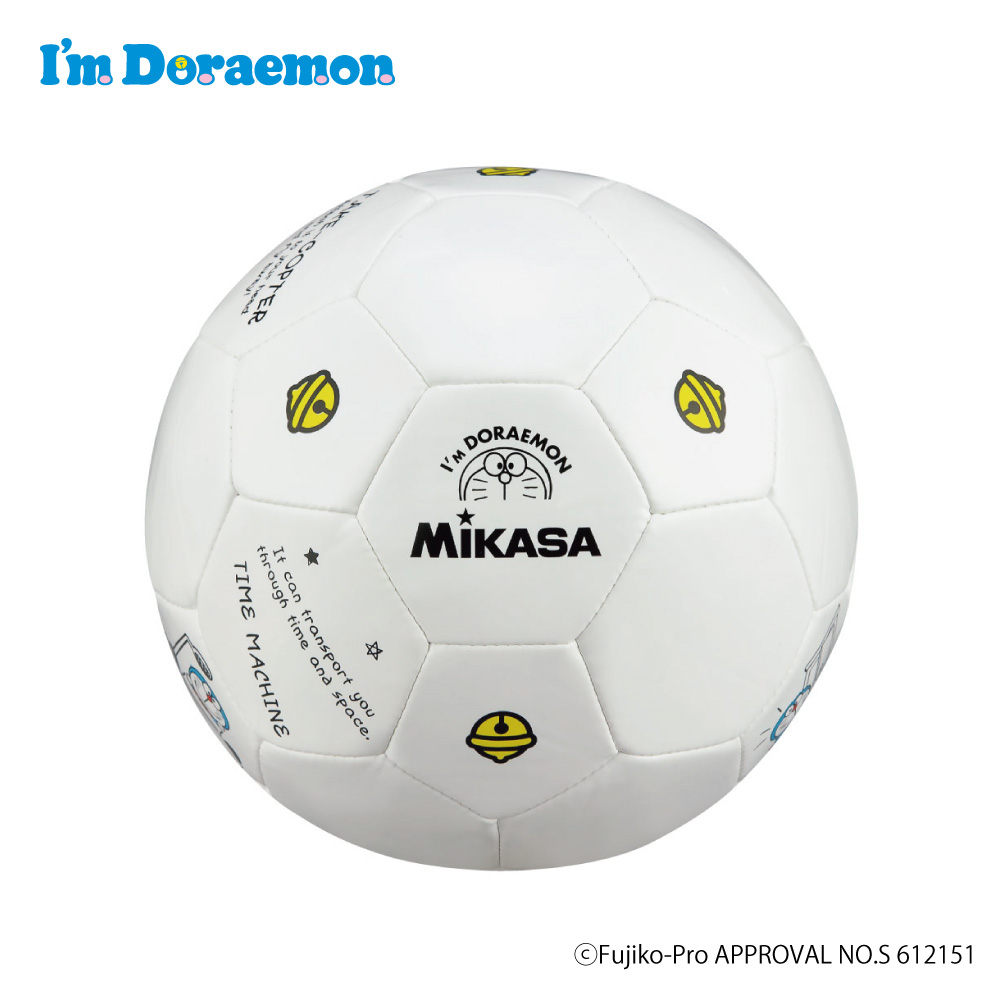 F353-DR-W　I’m Doraemon ドラえもんサッカーボール3号 白