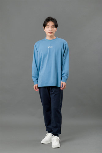 長袖Ｔシャツ ブルー Mサイズ 2601-BLM ★11月中旬頃発売予定★