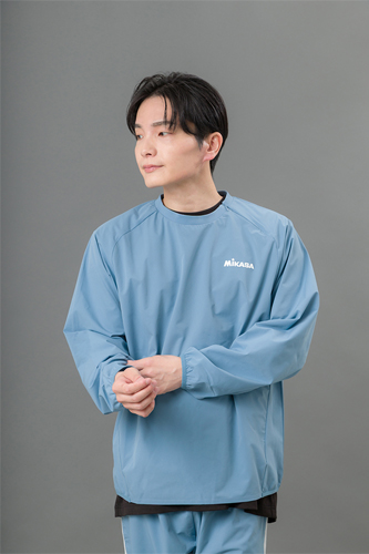 長袖ピステ ブルー XXLサイズ 2611-BLXXL ★11月下旬頃発売予定★