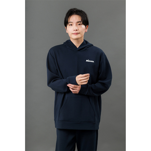 ルーズプルオーバーフーディー ネイビー XXLサイズ 2630-NVXXL