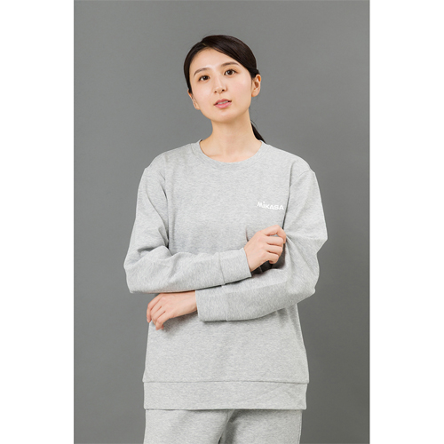 クルーネックスウェット グレー XXLサイズ 2631-GRXXL