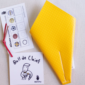 BU05 BUChy Ball de Chief ポケットチーフ黄色